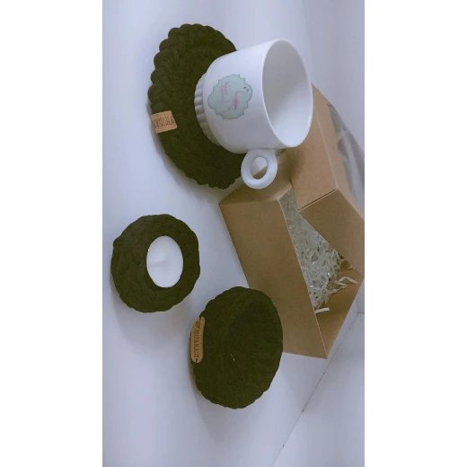 ​طقم كروشيه (3 قطع) للإهداء - هدى ميد - Image 4