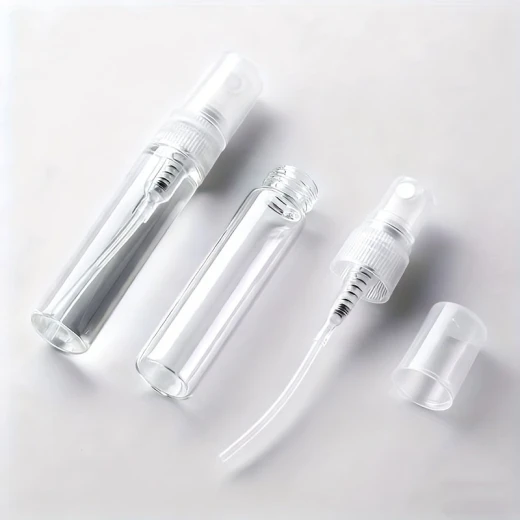 بخاخات عطر زجاجية محمولة قابلة لإعادة التعبئة حجم السفر 10 مل طقم 4 قطع مع قمع تعبئة - Image 5