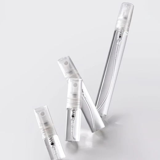 بخاخات عطر زجاجية محمولة قابلة لإعادة التعبئة حجم السفر 10 مل طقم 4 قطع مع قمع تعبئة - Image 3