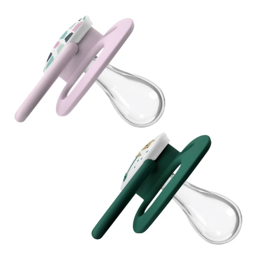 Dr. Brown's Advantage Pacifier - Stage 2 (6-18 ) months, 2-Pack, Pink - Dr. Brown's - Image 3