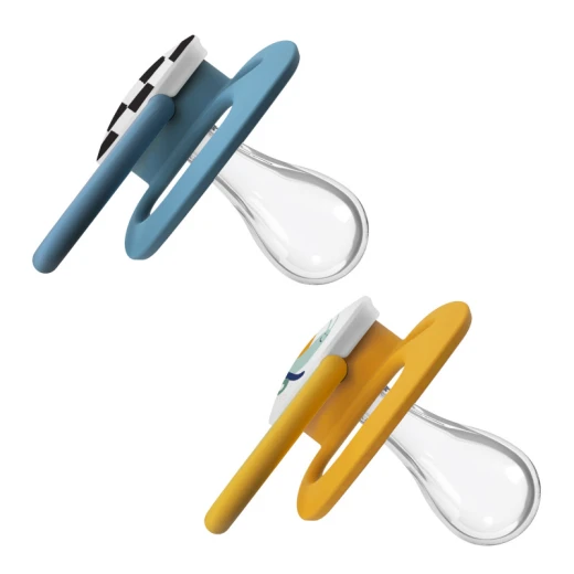 Dr. Brown's Advantage Pacifier - Stage 2 ( 6-18 ) months, 2-Pack, Blue - Dr. Brown's - Image 2