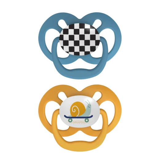 Dr. Brown's Advantage Pacifier - Stage 2 ( 6-18 ) months, 2-Pack, Blue - Dr. Brown's - Image 3