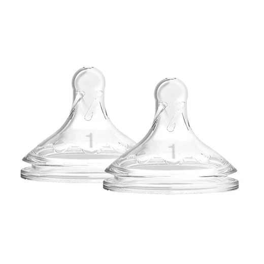  Dr.Brown's Wide-Neck Silicone Nipple Level 1 ( 0-3 months ) , 2-Pack  - Dr. Brown's - Image 3