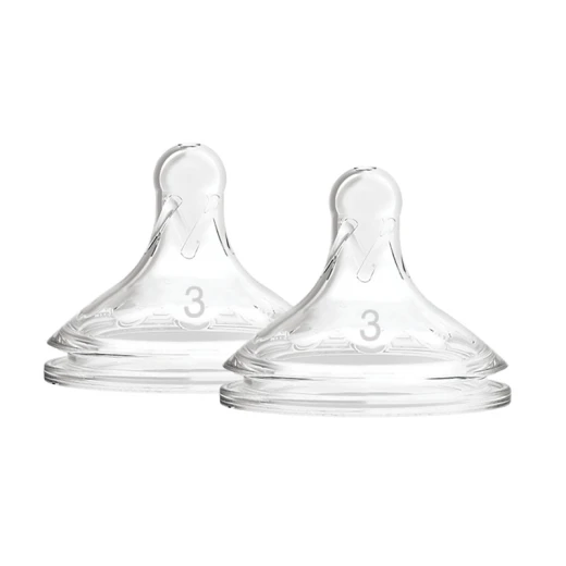 Dr.Brown's Wide-Neck Silicone Nipple Level 3 ( 6-9 months ) , 2-Pack - Dr. Brown's - Image 2