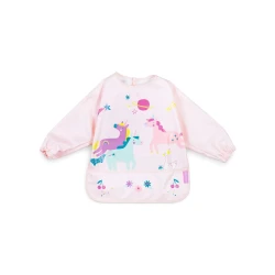 Miniland Long-Sleeve Bib with light, waterproof and resistant material , FANTASY