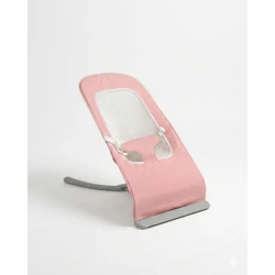 Moon Hopper Baby Bouncer BB200 – Ergonomic pink mesh, safe and comfortable for infants, supports posture, fun with toys, breathable, ideal for home, easy to clean and maintain
