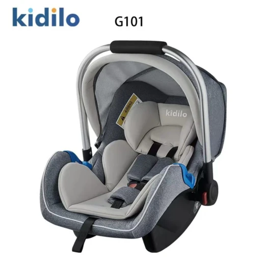 مقعد السيارة وحامل الأطفال Kidilo G101 – مقعد سيارة آمن ومريح للأطفال الرضع مزود بحزام أمان، تصميم مريح للأطفال حديثي الولادة والرضع، مثالي للسفر والاستخدام اليومي مقعد السيارة وحامل الأطفال Kidilo G101 – مقعد سيارة آمن ومريح للأطفال الرضع مزود بحزام أمان، تصميم مريح للأطفال حديثي الولادة والرضع، مثالي للسفر والاستخدام اليومي