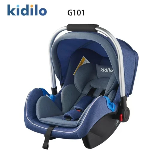 مقعد السيارة وحامل الأطفال Kidilo G101 – مقعد سيارة آمن ومريح للأطفال الرضع مزود بحزام أمان، تصميم مريح للأطفال حديثي الولادة والرضع، مثالي للسفر والاستخدام اليومي - Image 4