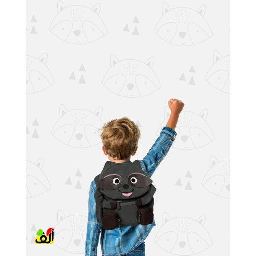 Kids Backpack Raccoon Design with Pull-Out Tongue and Velcro Hands, 8L Capacity, 29×25×13 cm Size, Lightweight Waterproof, Ideal for Kindergarten, Nursery, Travel and Daily Use - Alph - Image 6
