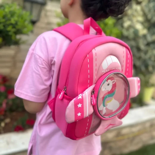 Genioworld Neoprene Unicorn Cartoon Kindergarden Children Backbag - Genioworld - Image 3