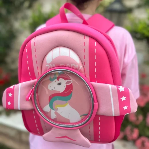 Genioworld Neoprene Unicorn Cartoon Kindergarden Children Backbag - Genioworld - Image 4