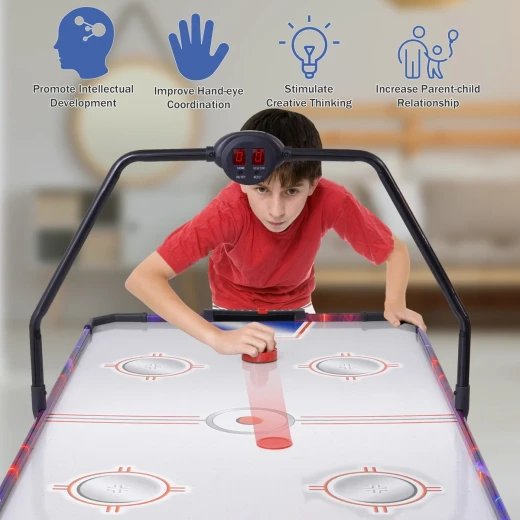 طاولة هوكي هوائي (Air Hockey Table) مصممة للاستخدام المنزلي أو الخارجي او الصالات الترفيهية. - كرييتيفز - Image 7