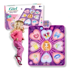 The Cartoon Girl Music Dancing Blanket is an interactive toy designed to encourage children to move and have fun