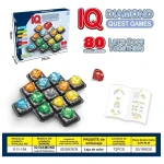 لعبة IQ Diamond Quest - لعبة ألغاز منطقية تعليمية للأطفال والكبار، تعزز التفكير النقدي وحل المشكلات والمهارات المعرفية، نشاط تدريبي ممتع وجذاب للدماغ - كرييتيفز