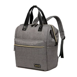 Colorland Zara Unisex Baby Diaper Travel Backpack (CLD-BP124) gray
