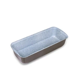 Dorsch baking pan – 27 cm long – Greblon CK2 non-stick marble ceramic coating – Dimensions 26.5 x 12.2 x 6 cm – Practical and elegant design for easy and even bread and cake preparation