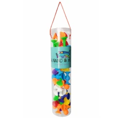 "A NANO & MINI TOY" series of building blocks, 30 Pieces, A "Squigz-like" Toy