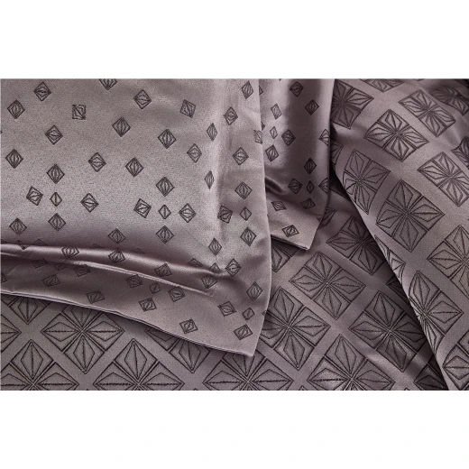 Merlin Livings 7 pieces Luxury Jacquard King Size Bedding set Elegant Geometric Pattern Set for Master Bedroom - Merlin Livings - Image 4