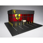 1:64 Scale Miniature Car Garage Display Model – 3D Printed Modern Showcase for Collectible Cars – Decorative Display Base for Hobby Collections - Miniatures and collectibles