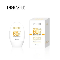 Anti Aging Moisture Sun Cream SPF 60 Hydrating Sunscreen for Face and Body Lightweight Non Greasy Fast Absorbing UV Protection Daily Use Moisturizing Sunblock for All Skin Types