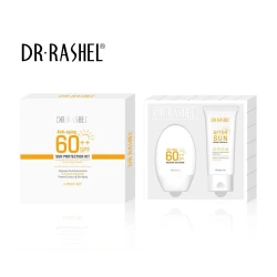 Anti Aging Sun Protection Kit SPF 60 2 Piece Set for Face and Body Hydrating Soothing Sunscreen with Antioxidants UV Protection Reduces Sun Damage Lightweight Daily Skincare