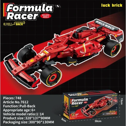 ٍSeaLand Toys Building Car Set – Formula 1 Style (748 Pieces) - Sealand toys - Image 6