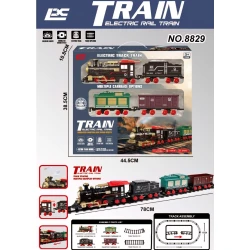 SeaLand Toys, Kids Train Set with Track – 4 Cars with Steam Effect
