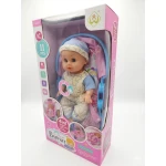 SeaLand Toys, Baby Doll with Sound & Carry Backpack (Baby Carrier) - Sealand toys