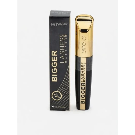 Emelie Bigger Lashes Lash Mascara Makeup Product for Volumizing Lengthening Curling and Long Lasting Wear - Emelie - Image 2