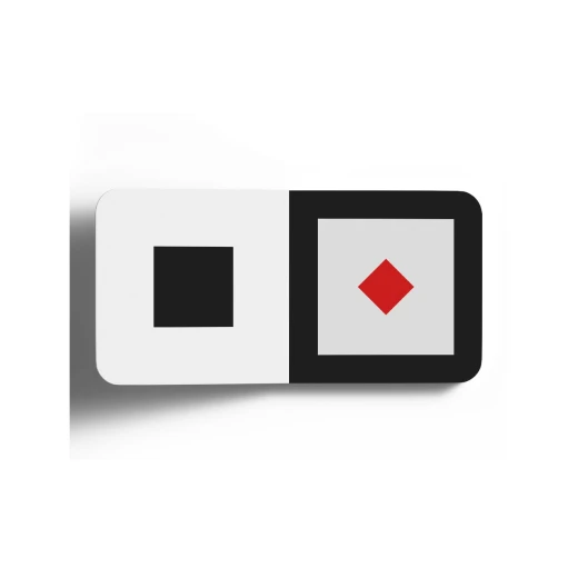 Dar Al Yasmeen Black & White Shapes Board Book for Babies +0 Years - Al Yasmine Books - Image 3
