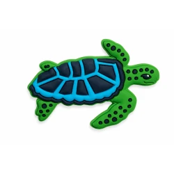 Bogebags Sea Turtle Charm Waterproof Decorative Bag Accessory Lightweight Flexible Marine Inspired Charm Easy to Attach Durable Stylish Design for Beach Bags Women Girls and Kids
