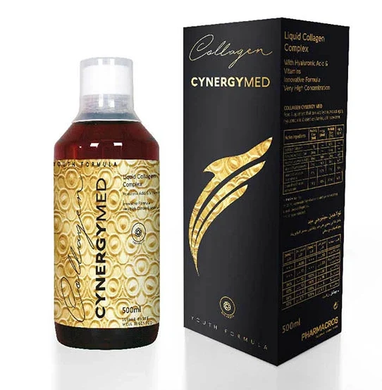 CynergyMed Marine Collagen 500 مل – كولاجين بحري سائل لدعم صحة البشرة والشعر والأظافر والمفاصل، تركيبة عالية الجودة سهلة الاستخدام، مناسبة للاستخدام اليومي وتعزيز الكولاجين الطبيعي - سينيرجي ميد