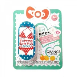 Little Baby Topping Balm Plus Nature Orange Flavour, Cosmetic Balm for Dark & Dull-Looking Areas, Designed to Improve the Appearance of Lips and Targeted External Skin Areas for a Softer, Fresher-Looking Finish