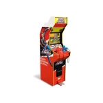 آلة أركيد Arcade1Up Time Crisis Deluxe، تجربة لعب ممتعة ومثيرة لمحبي ألعاب الأكشن، بأبعاد تقريبية 70 × 29 × 18.8 بوصة ووزن حوالي 99 رطل، تصميم متين وأصلي لعشاق الألعاب المنزلية - أركيد ون أب