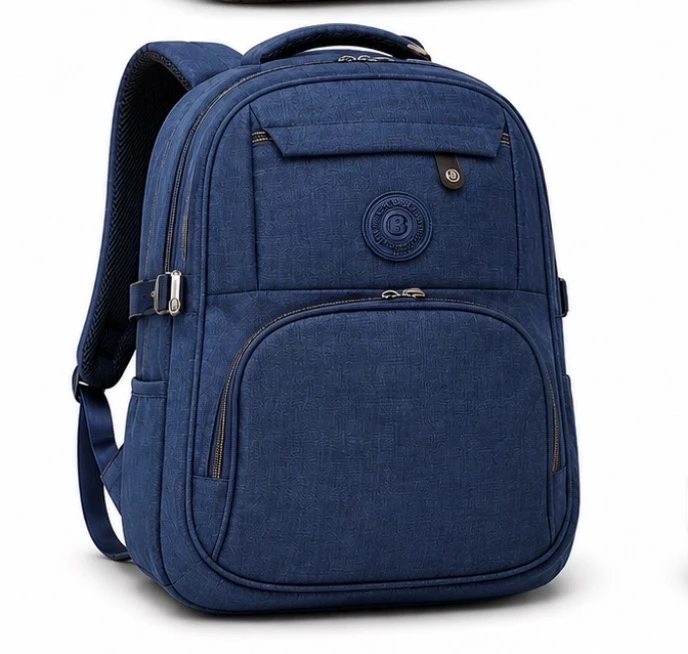 Amigo School Bag for Children - Navy - Multiple Pockets & Adjustable Straps - Amigo
