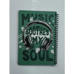 Kids spiral notebook 80 sheets with cartoon designs inside