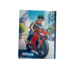 Kids 60 sheets notebook by Amigo with colorful cartoon illustrations inside, high quality and perfect for school and drawing