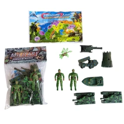 Amigo Soldiers with Tanks – Military Action Set with Soldier Figures, Tanks & Safe Weapons for Imaginative Battle Play