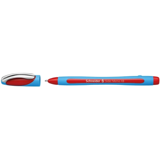 Schneider Ballpoint Pen Memo 1.4 mm, RED - Schneider - Image 2