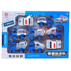 A fun and realistic police car set for kids, designed to spark imagination and creative play