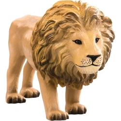 Terra, Lion Wild Animal Figurine Hand-Painted Durable Plastic Collectible Toy for Kids Ages 3+ Educational Wildlife Diorama Accessory