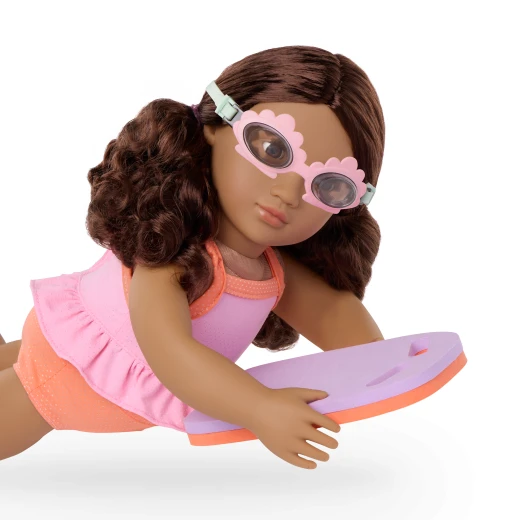 Our Generation, Mermaid Tales Doll Swim Fin Accessory Set for Kids Ages 3+ 18" Doll Swimming Toys Kickboard Goggles Floaties - Our Generation - Image 5