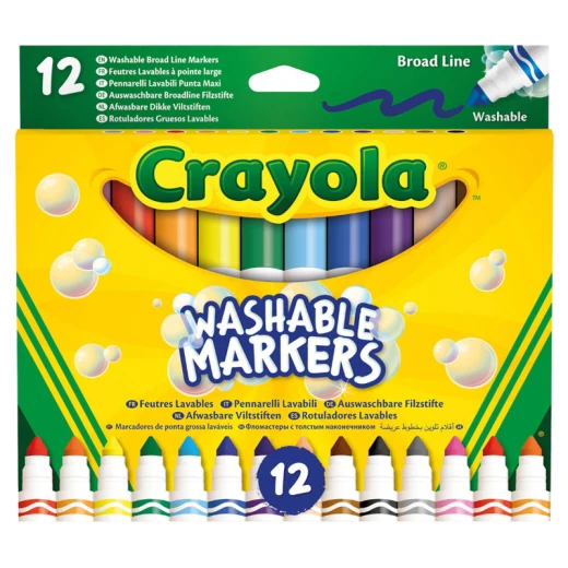 Crayola | Washable Felt-tip Pens, 12 pcs. Crayola | Washable Felt-tip Pens, 12 pcs.