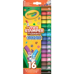 Crayola | Markers Mini Stamp Set Washable x 16 pcs