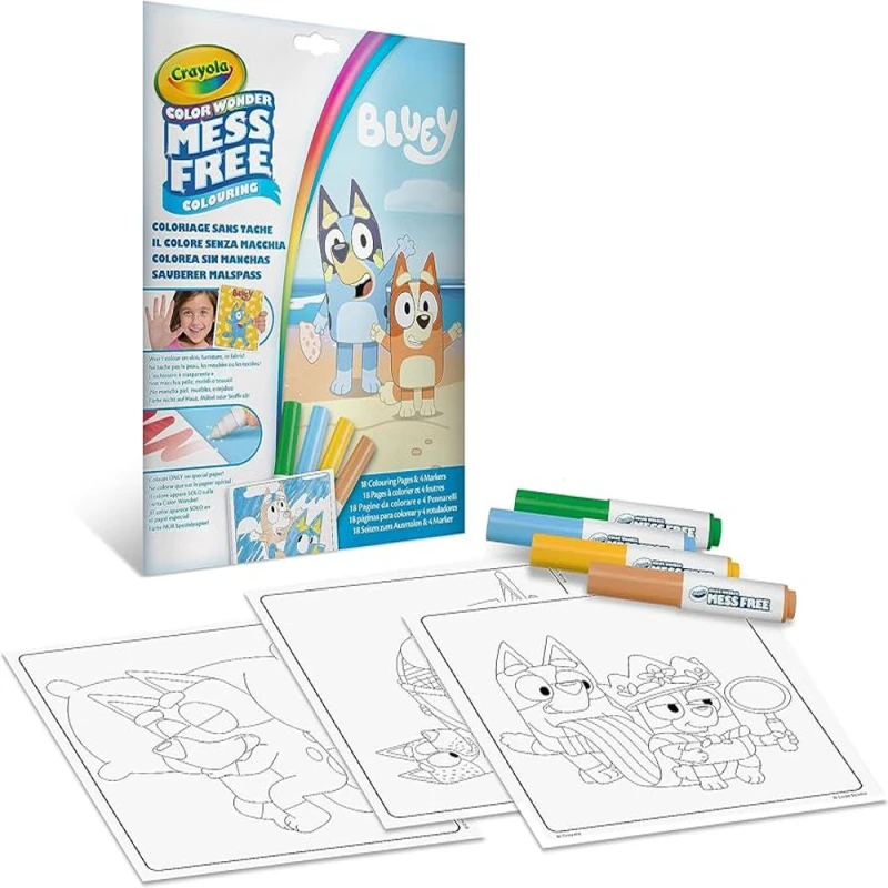 Crayola | Color Wonder Coloring Set with 18 Colouring Pages - Crayola