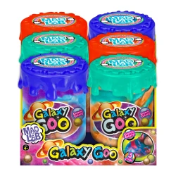 JARU, Mad Lab Galaxy Goo Slime Toy Single Pack Stretchy Squishy Sensory Slime for Kids Ages 4 and Up Creative Stress Relief Moldable Slime Random Color