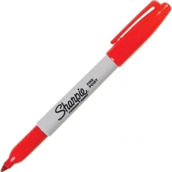 Sharpie, Permanent Marker, Red