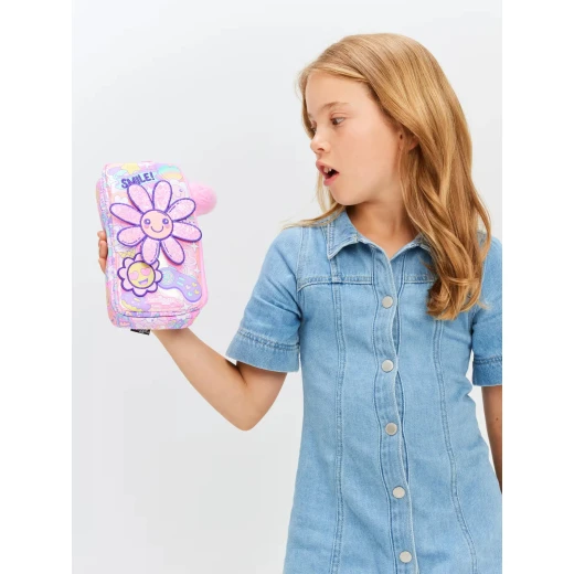مقلمة جيب بتصميم وردة من سميغل - Smiggle - Image 5