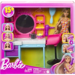 Mattel Barbie Hair Salon Playset for Kids | Color Change Styling Fun & Vanity Table