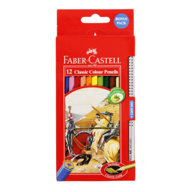 Faber Castell | Colored Pencils | 12 Colors - Faber Castell